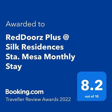 Reddoorz Plus @ Silk Residences Sta. Mesa Monthly Stay Manila Exterior photo
